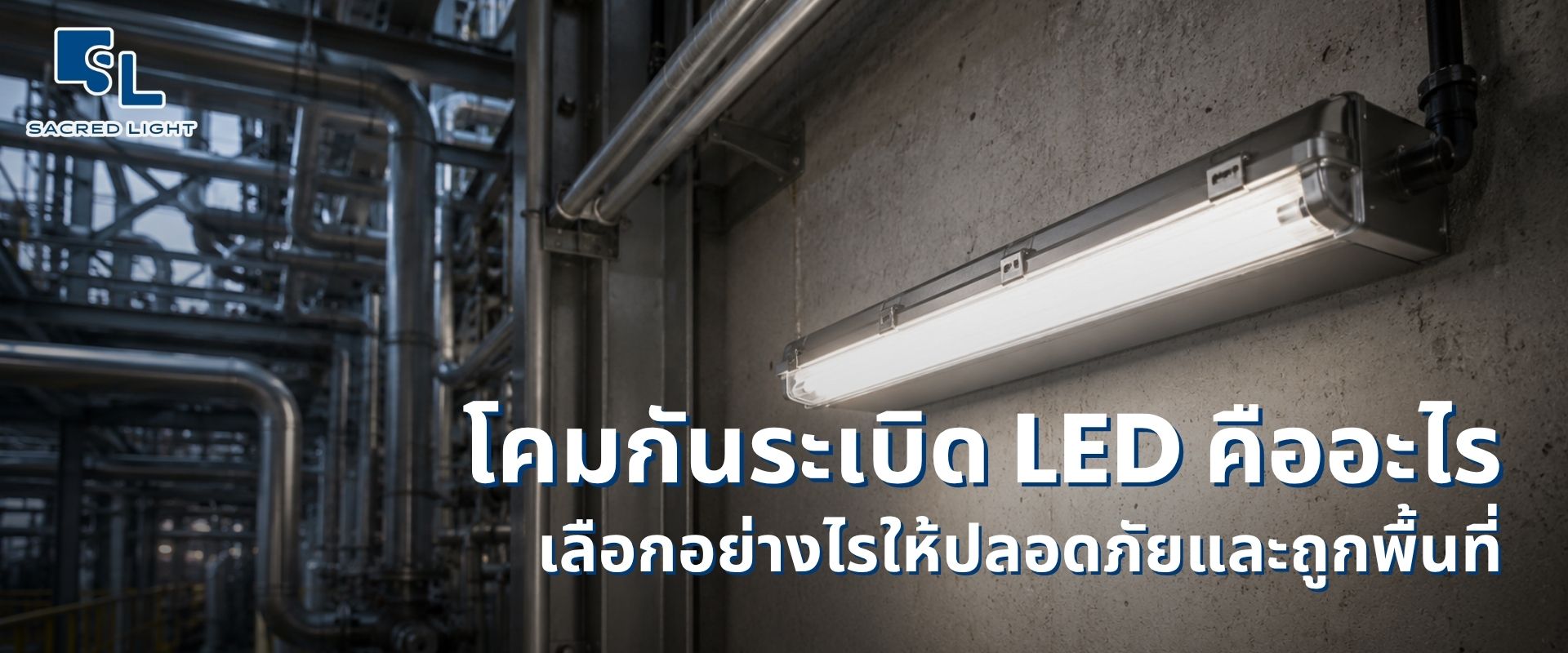 โคมกันระเบิด LED คืออะไร และเลือกอย่างไรให้ปลอดภัย
