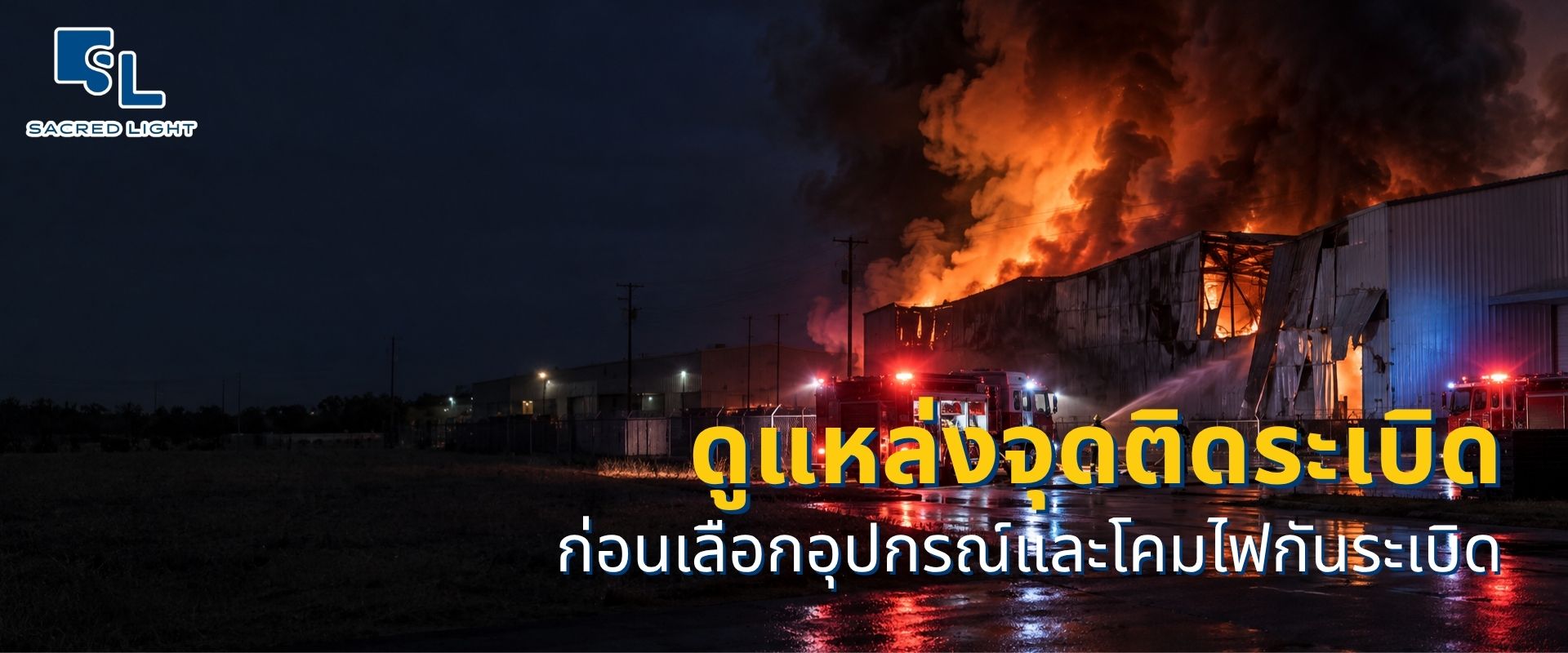 การเลือกอุปกรณ์กันระเบิด โคมไฟกันระเบิด LED ในพื้นที่อันตรายที่มีไอระเหยของสารไวไฟ