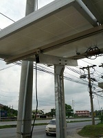 ผลงานการติดตั้งโคมไฟถนน LED ระบบโซล่าเซลล์ (SOLAR LED STREET LIGHT) @นิคมอุตสาหกรรม