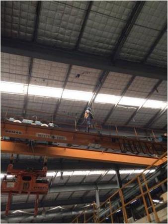 ผลงานการติดตั้งโคมไฮเบย์ LED (LED HIGH BAY) @บริษัทผู้กระดาษ ในจังหวัดราชบุรี