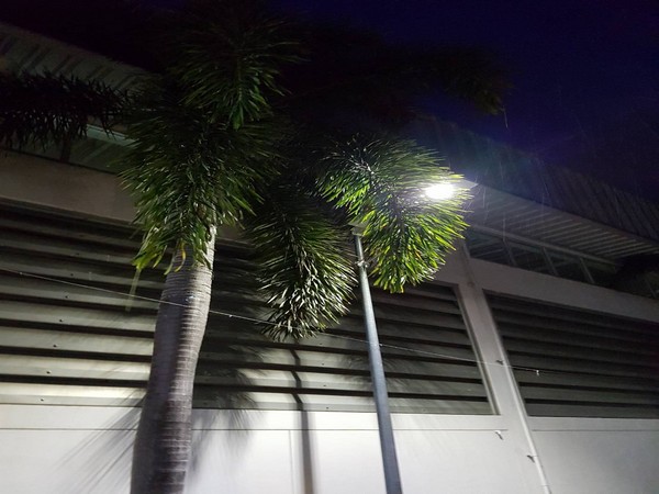 ผลงานการติดตั้งโคมไฟถนน LED ระบบโซล่าเซลล์ (SOLAR LED STREET LIGHT) @บริษัทผลิตส่วนประกอบของรถยนต์