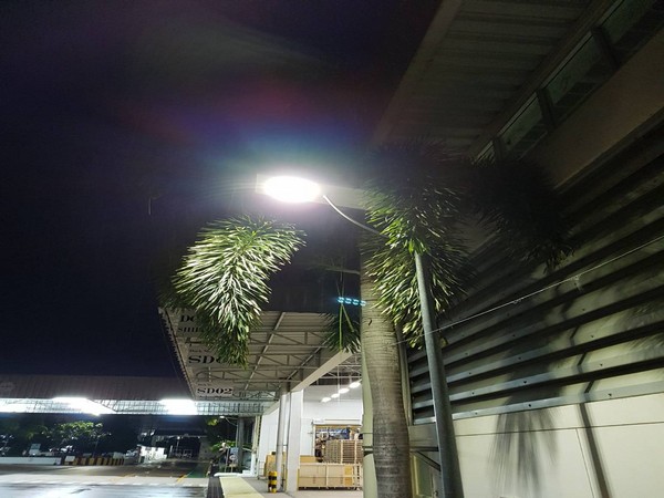 ผลงานการติดตั้งโคมไฟถนน LED ระบบโซล่าเซลล์ (SOLAR LED STREET LIGHT) @บริษัทผลิตส่วนประกอบของรถยนต์