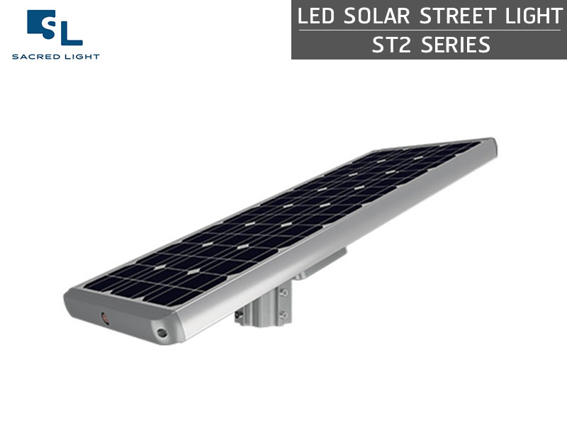โคมไฟถนนโซล่าเซลล์ LED (LED SOLAR STREET LIGHT) : รุ่น ST2 Series โคมไฟถนนโซล่าเซลล์ LED (LED SOLAR STREET LIGHT) : รุ่น ST2 Series