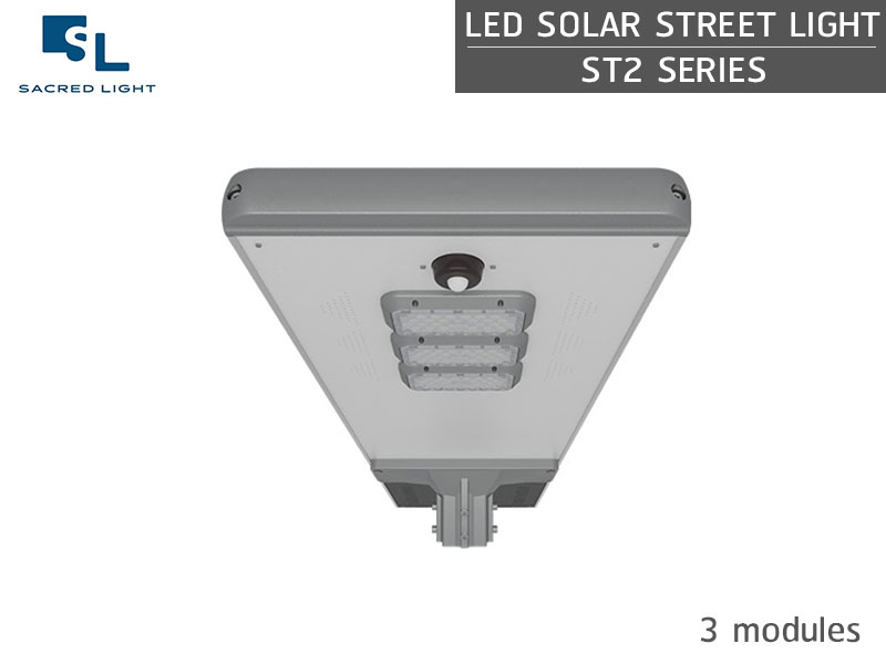 โคมไฟถนนโซล่าเซลล์ LED (LED SOLAR STREET LIGHT) : รุ่น ST2 Series โคมไฟถนนโซล่าเซลล์ LED (LED SOLAR STREET LIGHT) : รุ่น ST2 Series