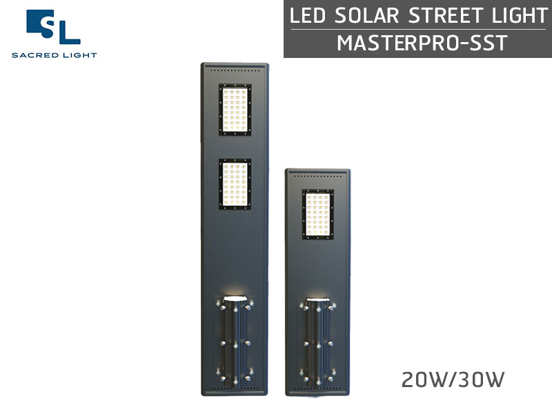 โคมไฟถนนโซล่าเซลล์ รุ่น MASTERPRO-SST 20W/30W โคมไฟถนนโซล่าเซลล์ รุ่น MASTERPRO-SST 20W/30W