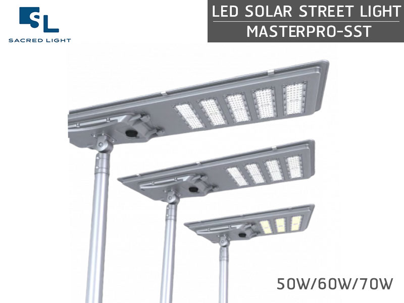 โคมไฟถนนโซล่าเซลล์ รุ่น MASTERPRO-SST 50W/60W/70W โคมไฟถนนโซล่าเซลล์ รุ่น MASTERPRO-SST 50W/60W/70W