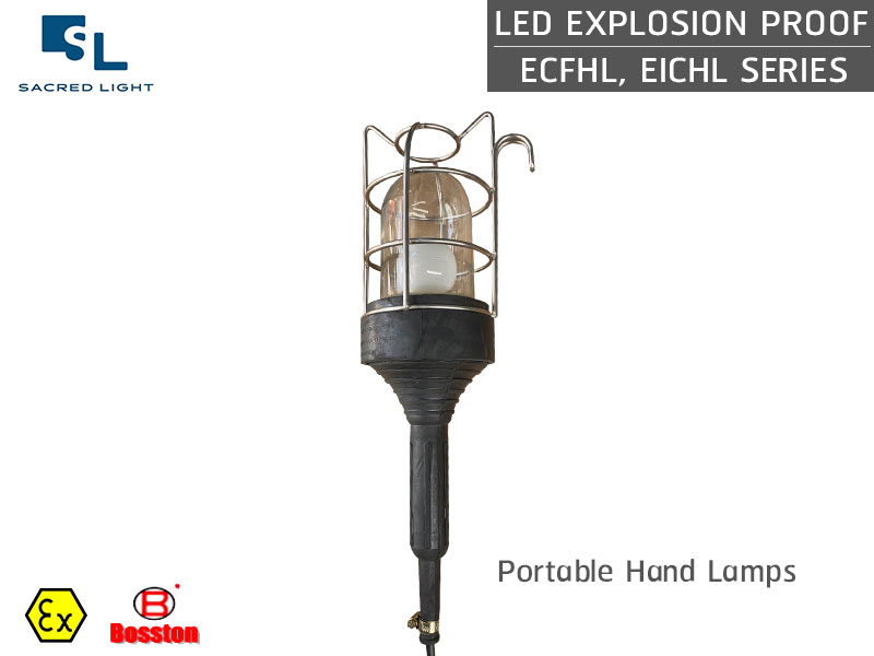 โคมไฟกันระเบิดแบบพกพา LED รุ่น ECFHL, EICHL Series โคมไฟกันระเบิดแบบพกพา LED รุ่น ECFHL, EICHL Series