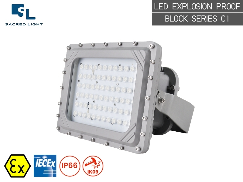 โคมไฟกันระเบิด LED (LED Explosion Proof) รุ่น BLOCK SERIES C1 โคมไฟกันระเบิด LED (LED Explosion Proof) รุ่น BLOCK SERIES C1