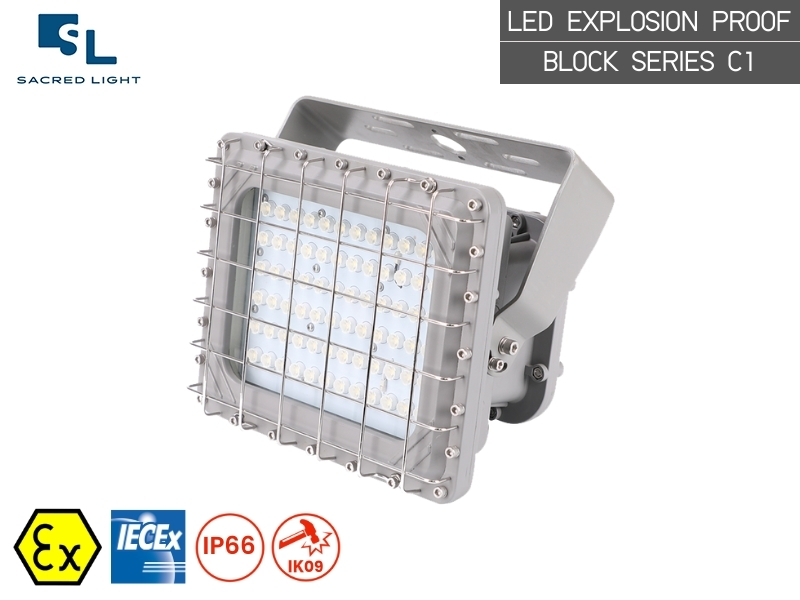 โคมไฟกันระเบิด LED (LED Explosion Proof) รุ่น BLOCK SERIES C1 โคมไฟกันระเบิด LED (LED Explosion Proof) รุ่น BLOCK SERIES C1