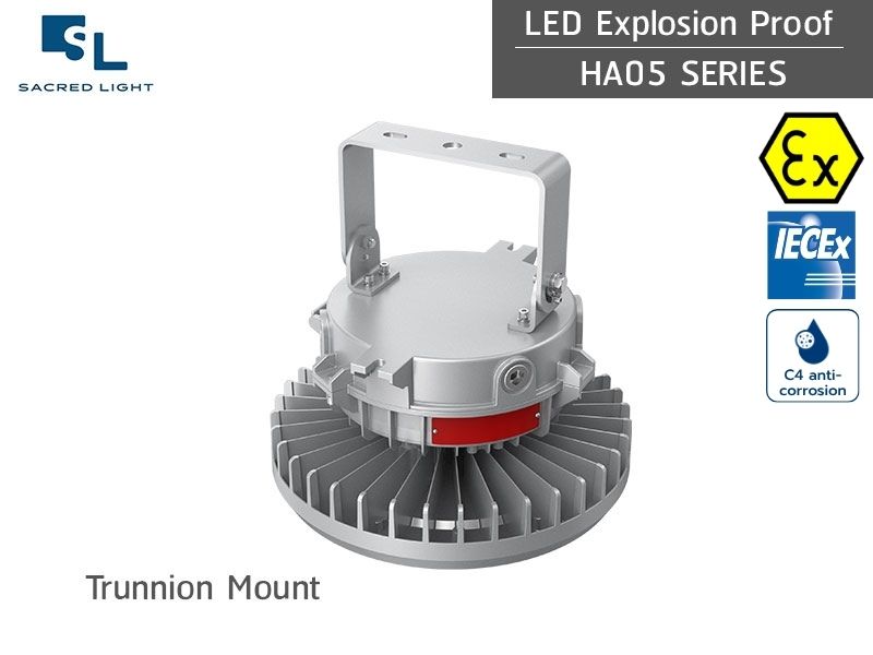 โคมไฟกันระเบิด LED ไฮเบย์ HA05 Series 20W–240W สำหรับ Zone 1 Zone 2