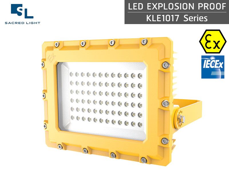 โคมไฟฟลัดไลท์กันระเบิด LED รุ่น KLE1017 Series (ATEX/IECEx)