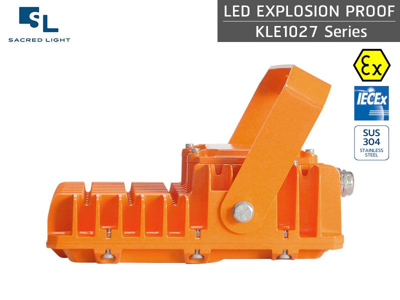 โคมไฟฟลัดไลท์กันระเบิด LED รุ่น KLE1027 Series (ATEX/IECEx)