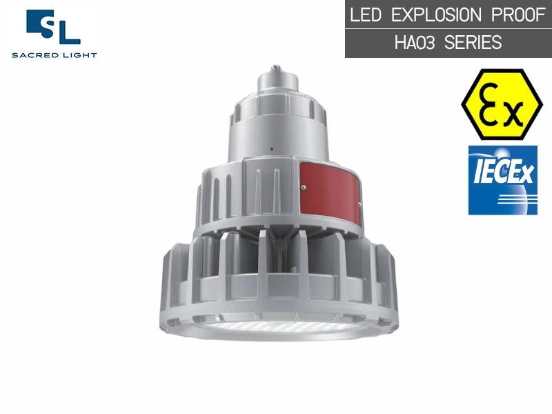 โคมไฟกันระเบิด LED High Bay HA03 Series | Explosion Proof Zone 1/2 IP66 IK10