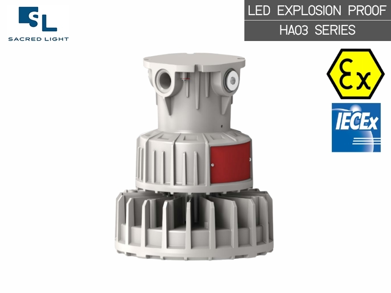 โคมไฟกันระเบิด LED High Bay HA03 Series | Explosion Proof Zone 1/2 IP66 IK10
