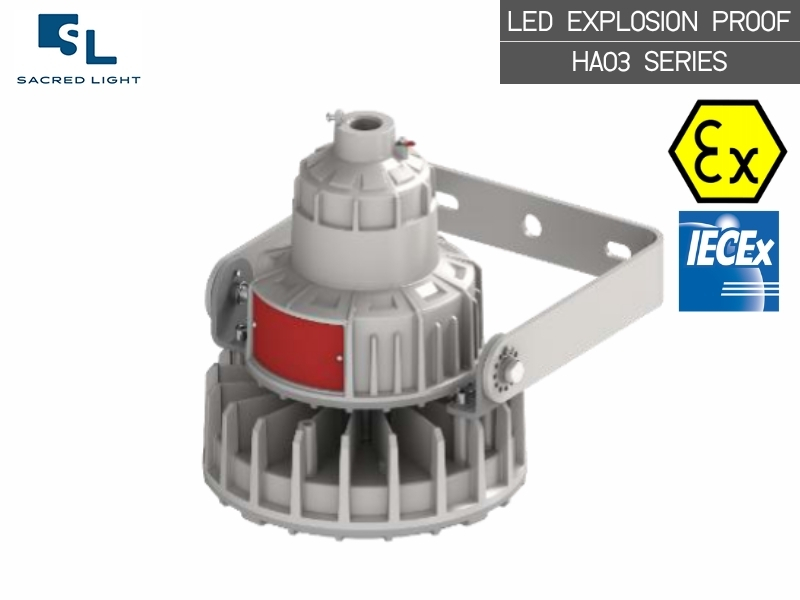 โคมไฟกันระเบิด LED High Bay HA03 Series | Explosion Proof Zone 1/2 IP66 IK10