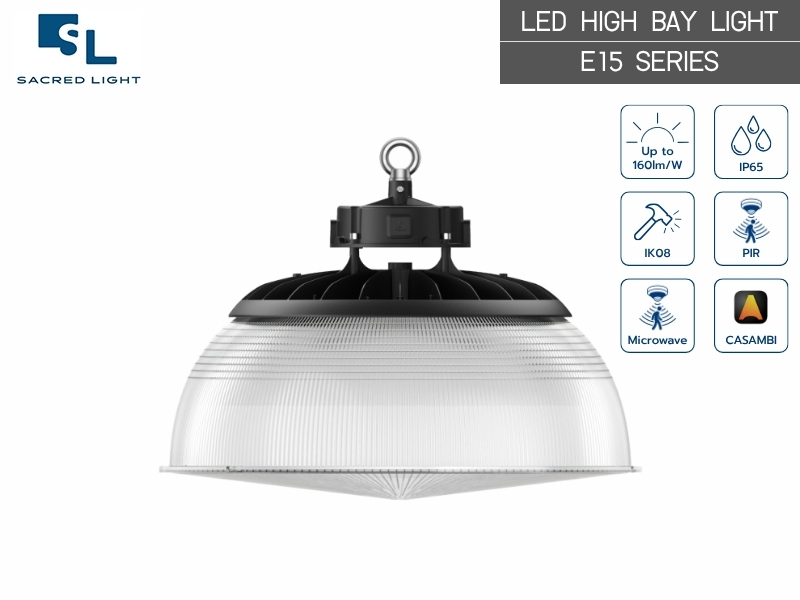 โคมไฟไฮเบย์ LED E15 Series (ECO UFO 100W, 150W, 200W)