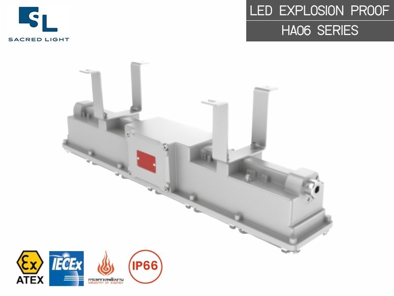 โคมไฟกันระเบิดแบบยาว HA06 Series | LED Explosion Proof Linear Light 20W-100W