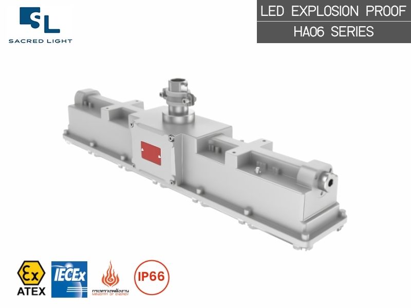 โคมไฟกันระเบิดแบบยาว HA06 Series | LED Explosion Proof Linear Light 20W-100W