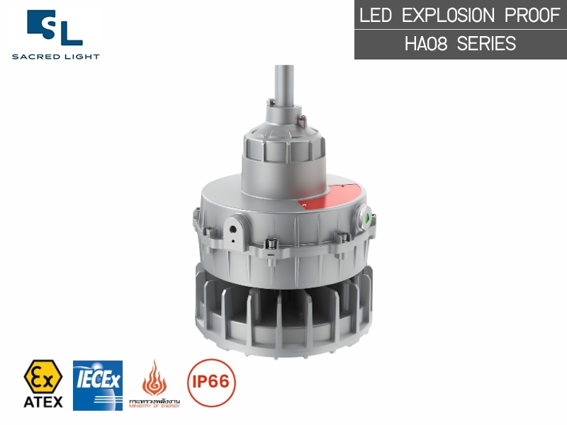 โคมไฟไฮเบย์กันระเบิด HA08 Series | Explosion Proof High Bay Light Zone 1/2