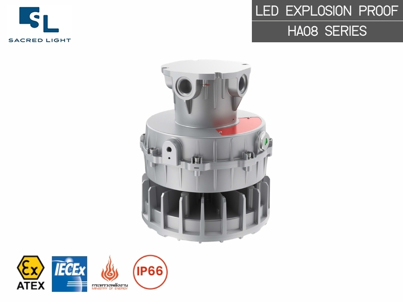 โคมไฟไฮเบย์กันระเบิด HA08 Series | Explosion Proof High Bay Light Zone 1/2