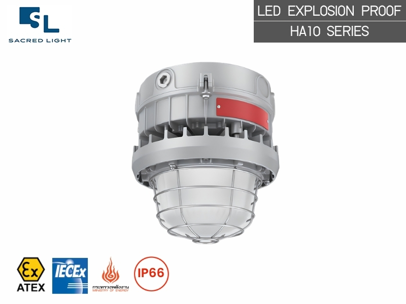 โคมไฟไฮเบย์กันระเบิด HA10 Series | Explosion Proof High Bay Light Zone 2