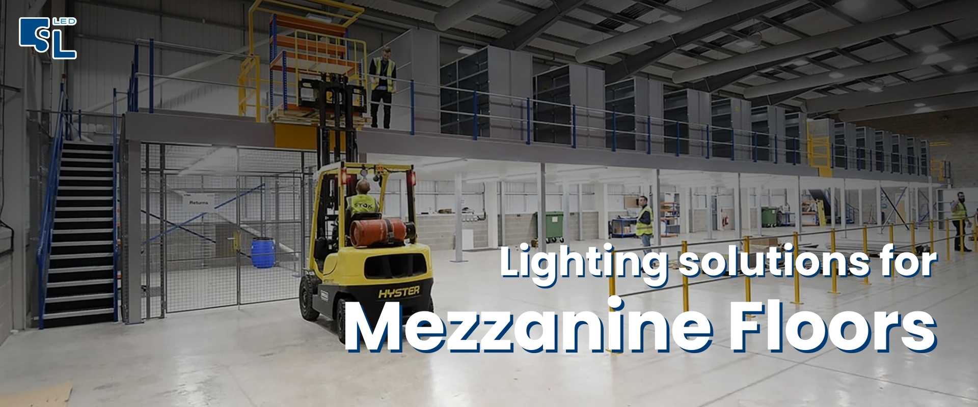 มาตรฐานแสงสว่างพื้นที่ชั้นลอย Mezzanine Floor และโคมไฟ Low Bay LED