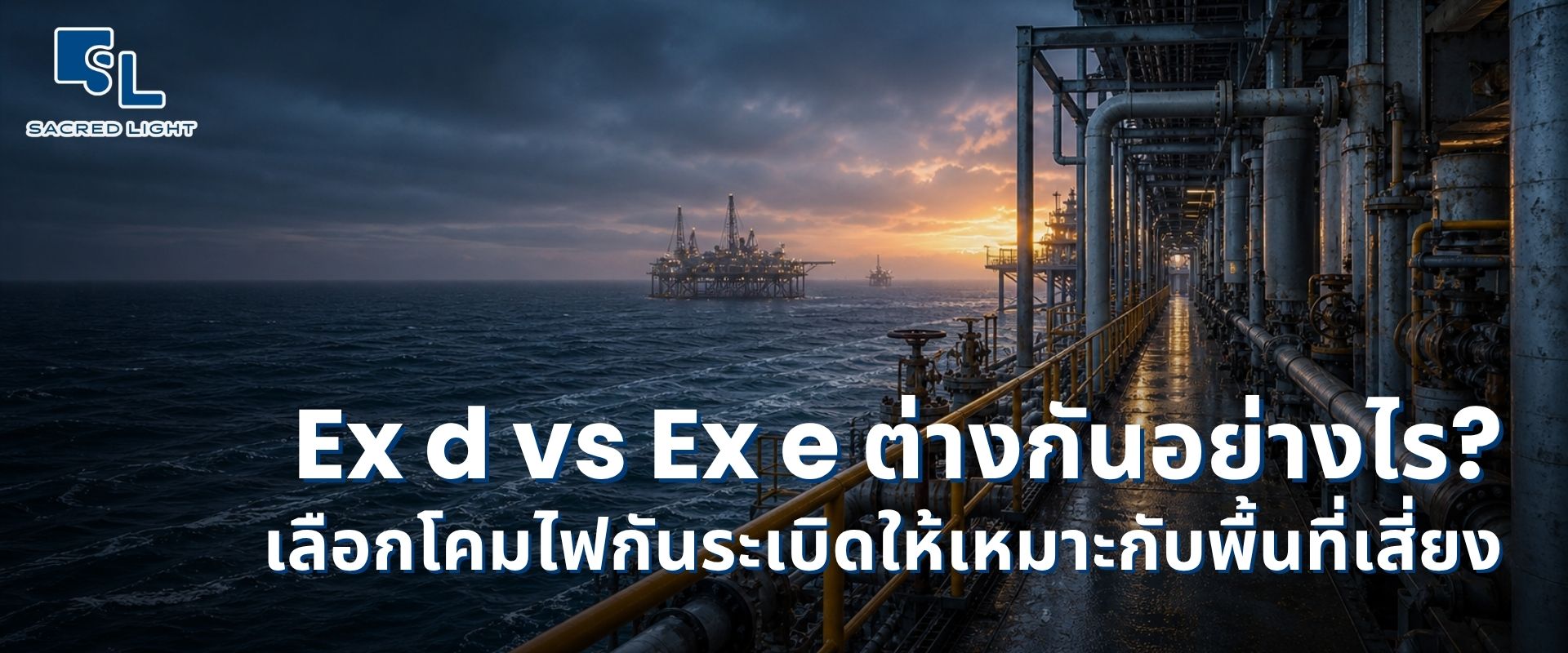 Ex d และ Ex e ต่างกันอย่างไร วิธีเลือกโคมไฟกันระเบิดโดย SacredLight