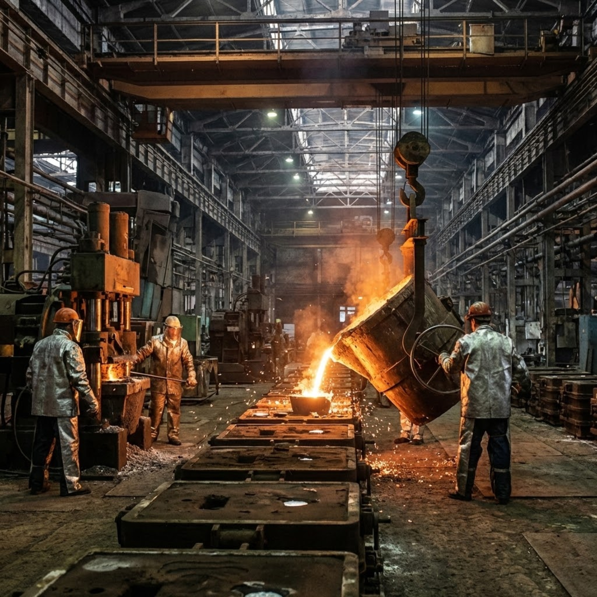 โคมไฟทนความร้อนโรงหลอม