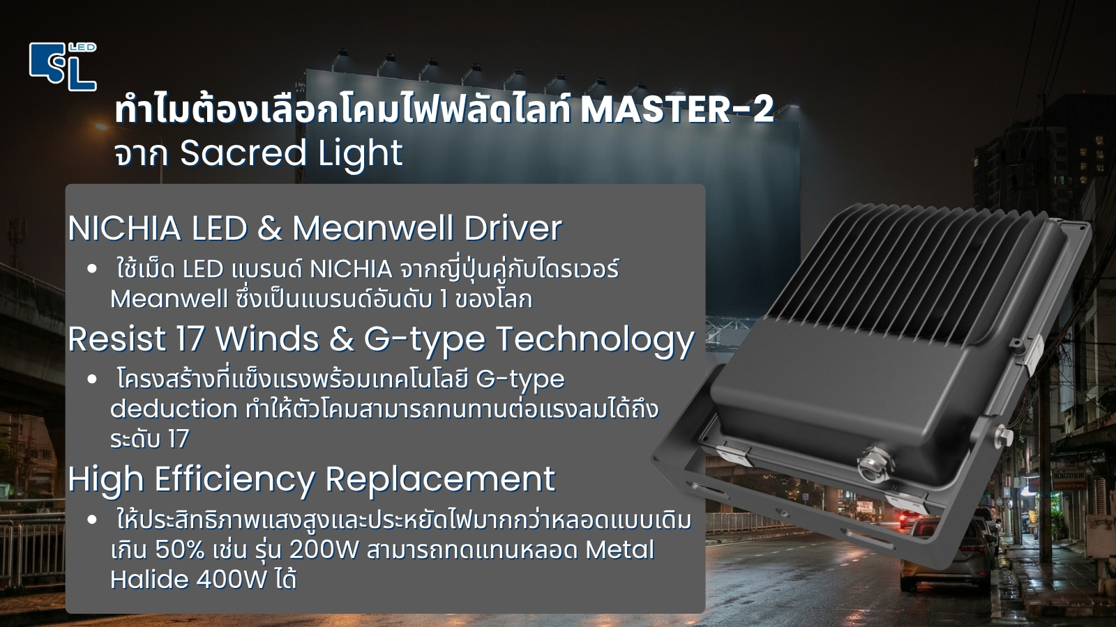 ประสิทธิภาพการประหยัดพลังงาน MASTER-2