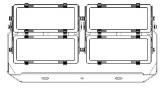 โคมไฟฟลัดไลท์ โคมไฟสปอร์ตไลท์ LED รุ่น MASTERPRO-X Series 800W