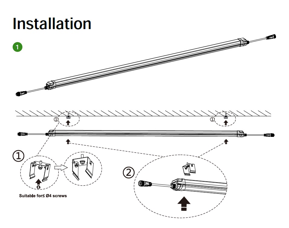 การติดตั้งไฟปลูกต้นไม้ LED รุ่น SL31 GROW SLIM