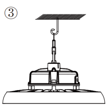 ตัวเลือกการติดตั้งโคมไฮเบย์ LED (LED HIGH BAY) รุ่น E11 Series (Installation)