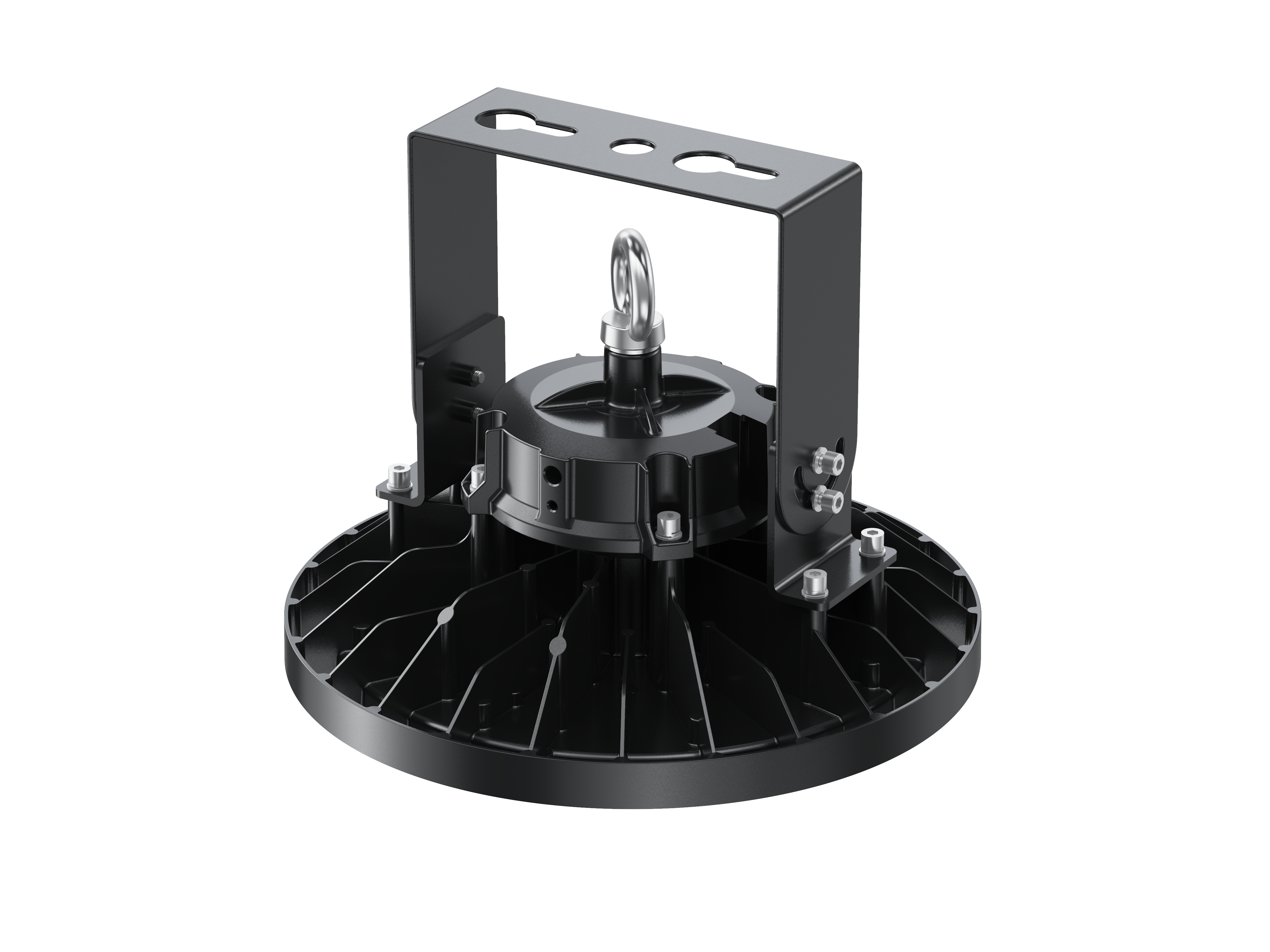 ติดตั้งโคมไฟไฮเบย์LED E12 แบบติดลอยเพดาน