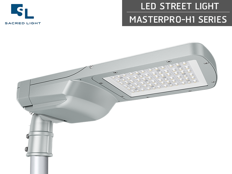 โคมไฟถนน LED รุ่น MASTERPRO-H1 Series มาตรฐานกรมทางหลวง สว่างเต็มวัตต์